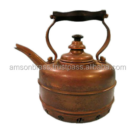 100% Copper Antique Tea Kettle for Serving