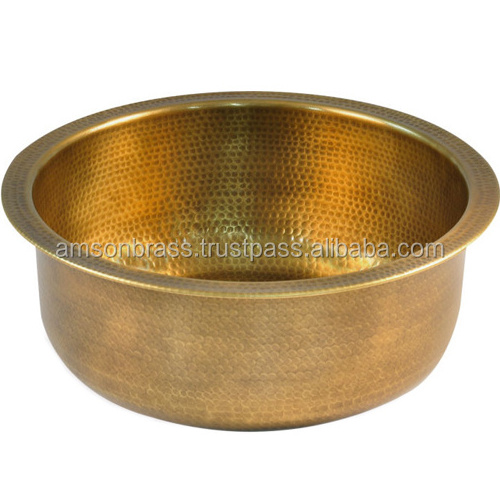 Metal Brass Pedicure Foot Spa Bowl