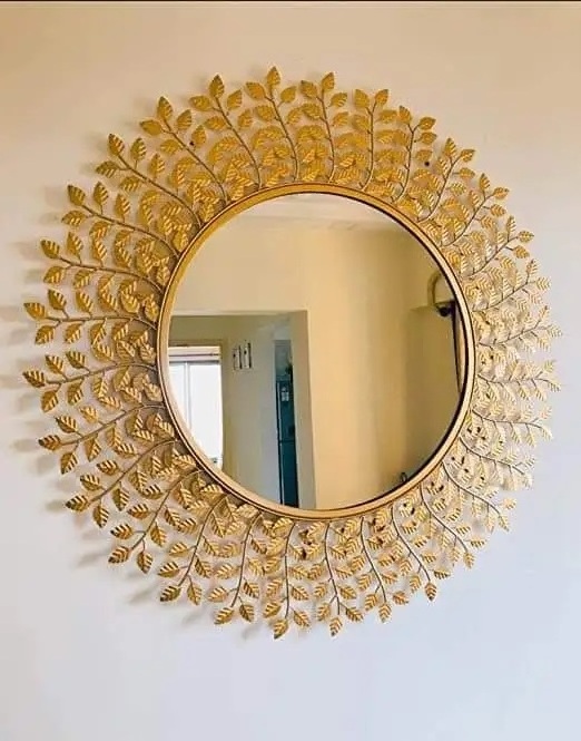 Classic Home Decoration Oversized Modern Round Metal Glass Wall Mirror Wholesale Manufacturer and Exporter