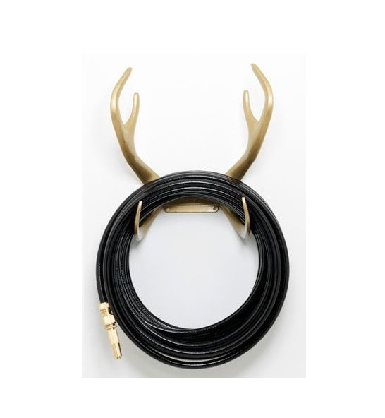 Reindeer Antler Style Wall Mount Hose Holder Exclusive Water Hose Custom Metal Aluminum Wall Mount Water Hose Hanger