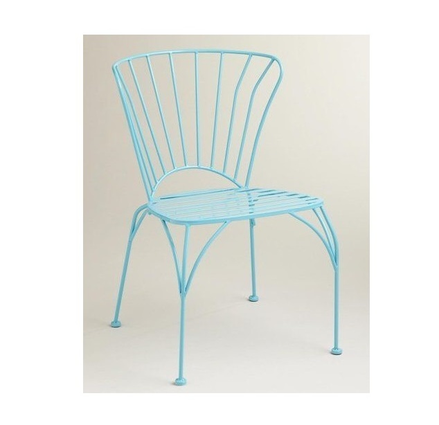 Eco-Friendly Metal Wire Frame Modern Cafe Furniture Chair Restaurant Chairs For Home & Garden High Quality