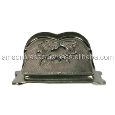 Wholesale Office Table Top Decorative Metal Visiting Card Holder Lowest Price Metal Wall Mounted Mail Envelope Holder