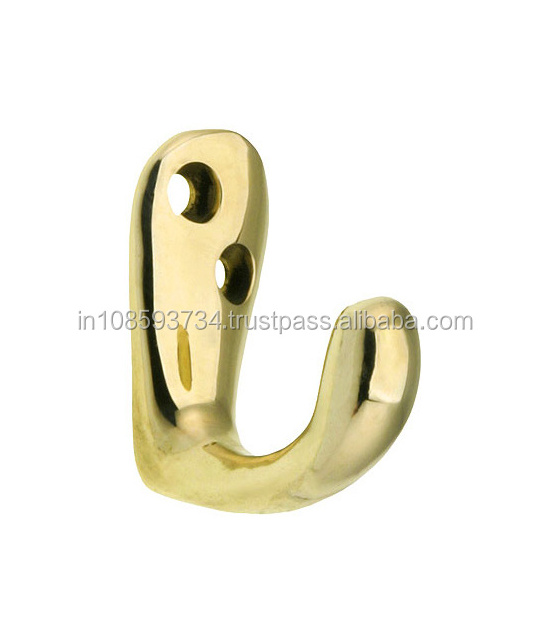 Child Room Brass Designer Metal Hook Home Decoration Metal Brass Coat Hook Hook Kitchen Bathroom Coat Towel Rack