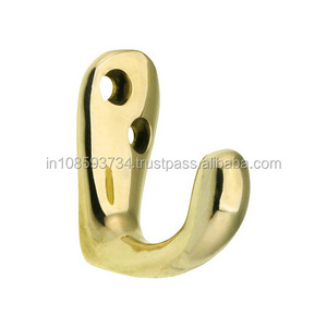 Child Room Brass Designer Metal Hook Home Decoration Metal Brass Coat Hook Hook Kitchen Bathroom Coat Towel Rack