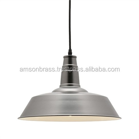 Industrial Metal Semi Flush Mount Ceiling Pendant Light