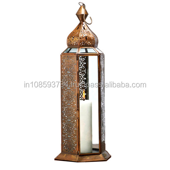 Hanging Candle Lantern For Hotel Decoration Modern Style Silver Candle Lantern Tea Light Holder And Garden Lantern