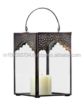 Hanging Candle Lantern For Hotel Decoration Modern Style Silver Candle Lantern Tea Light Holder And Garden Lantern