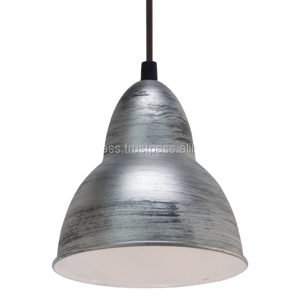 MODERN PENDANT LAMP IN ANTIQUE SILVER FINISHES  LIGHT FIXTURE FOR DINING ROOM RESTAURANT COFFEE SHOP LAMP