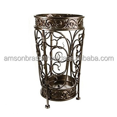 Metal Display Holder Rack Umbrella Stand with Heavy Big Hotel Metal Iron Frame Standard Art