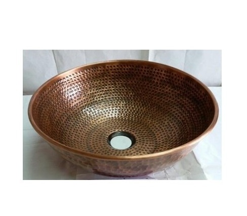 High Sale Kitchen Copper Sink Handmade Wash Basin Sink Under mount Utensil Washer Kitchen Sink High Standard Quality