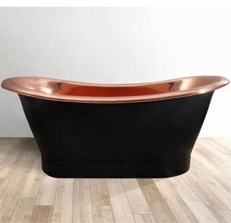 Square Shape Metal Side Tub Galvanized Stainless Steel Metal Bathtub Handmade Classic Design Metal Water Tank