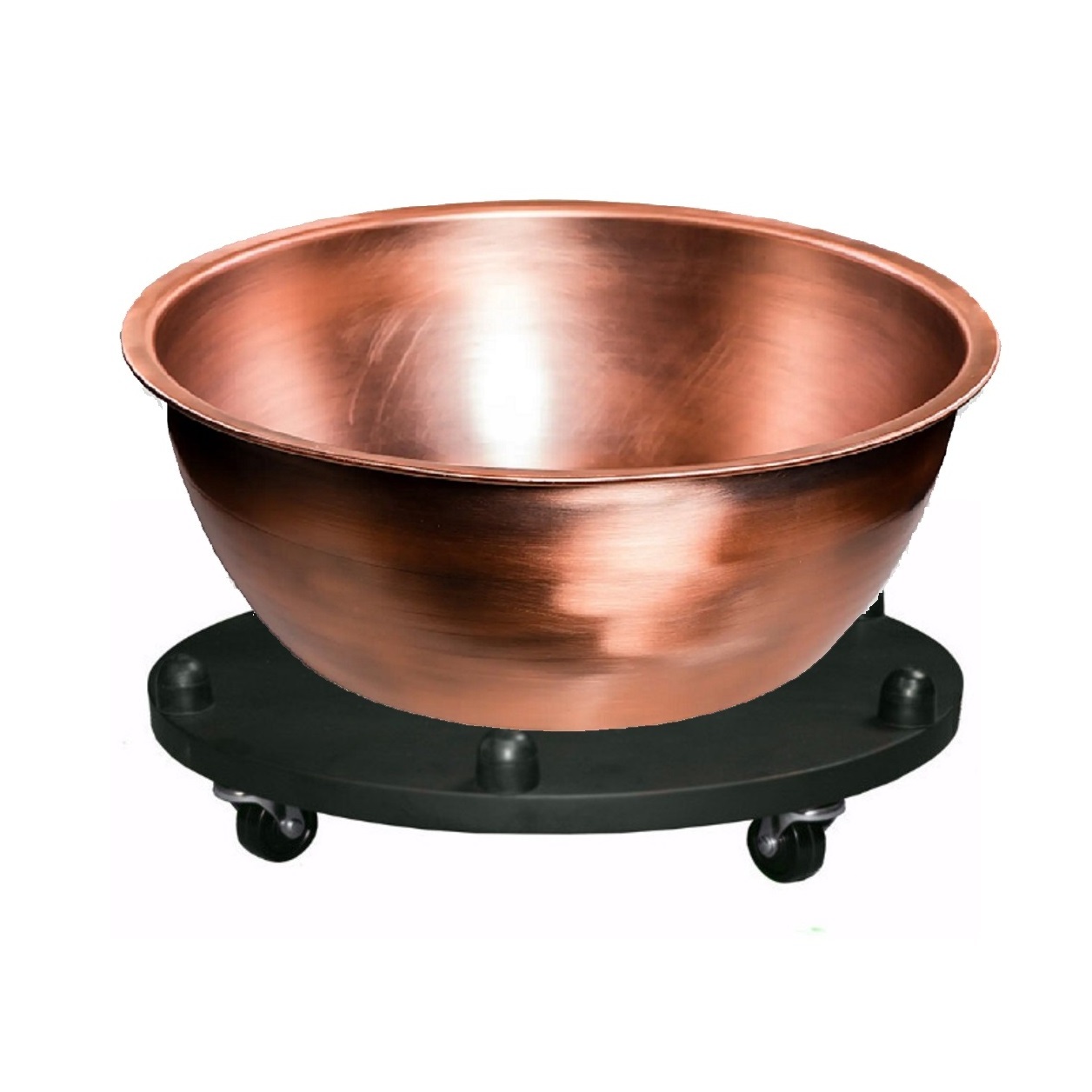 Premium Quality Round Pedicure Bowl Hammered Copper Foot Spa Beauty Salon Massage Pedicure Bowl With Stand