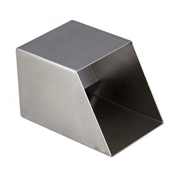 Stainless Steel Square Water Fountain Spout Scupper Spillway Trough Wall Mount for Pools, Ponds, Fountains & Water Features