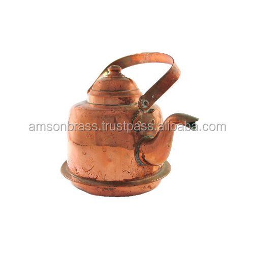 Traditional Copper Tea Kettle Made in India