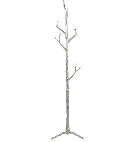 Metal Coat Rack Stand with Natural Marble Base Free Standing Hall Tree with 12 Hooks for Hanging Scarf Jacket Home Hanger Stand