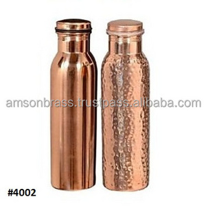 Designer Travels Pure Copper Water Bottle Copper Water Bottle for Gym Yoga Workout Health Benefits Immediately Doctor Bottle