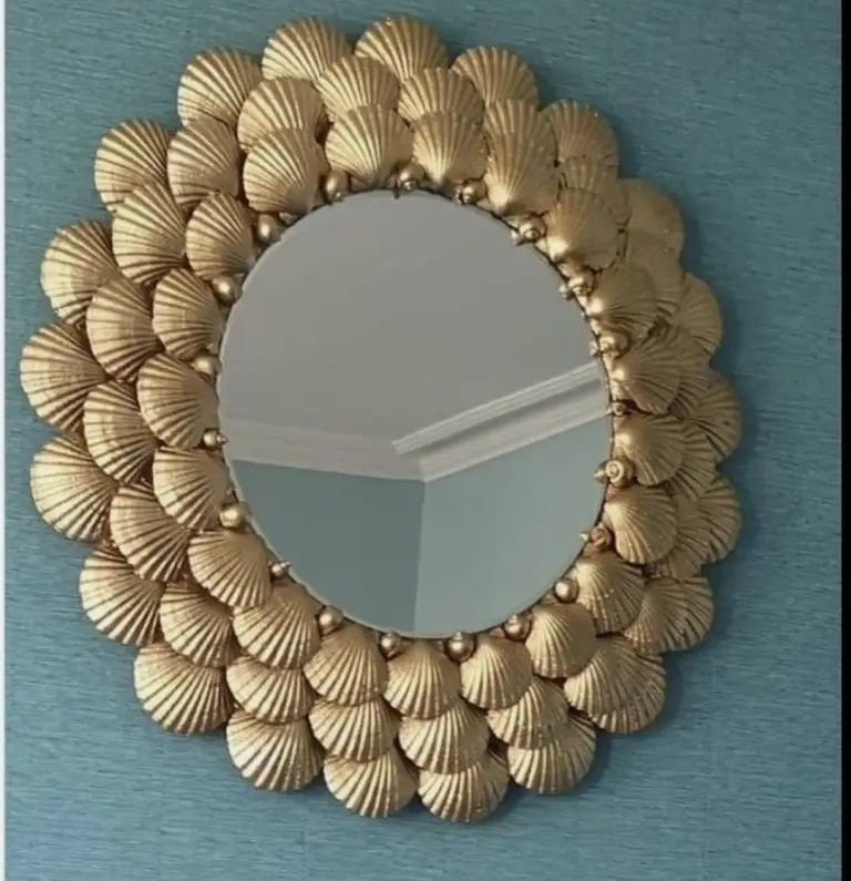 Classic Home Decoration Oversized Modern Round Metal Glass Wall Mirror Wholesale Manufacturer and Exporter