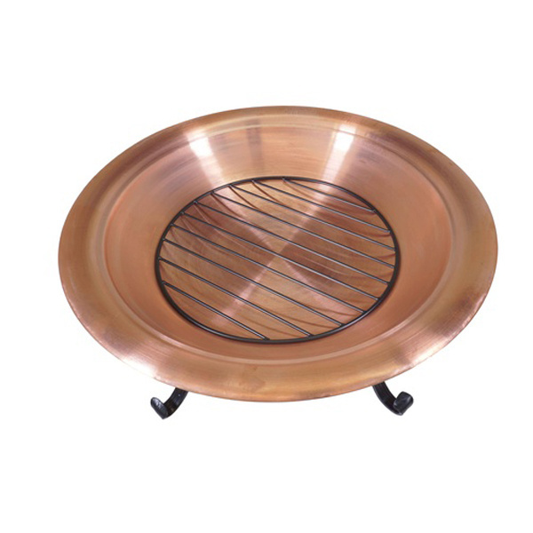 Fire Pit Metal Pure Copper Bowl Outdoor Garden Heater Wood Burning Copper Fire Pit