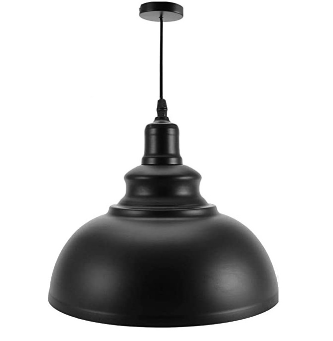 Modern Pendent Lamp American Retro Industrial Farmhouse Attic Pendant Light Antique Bowl-Shaped Hanging Light