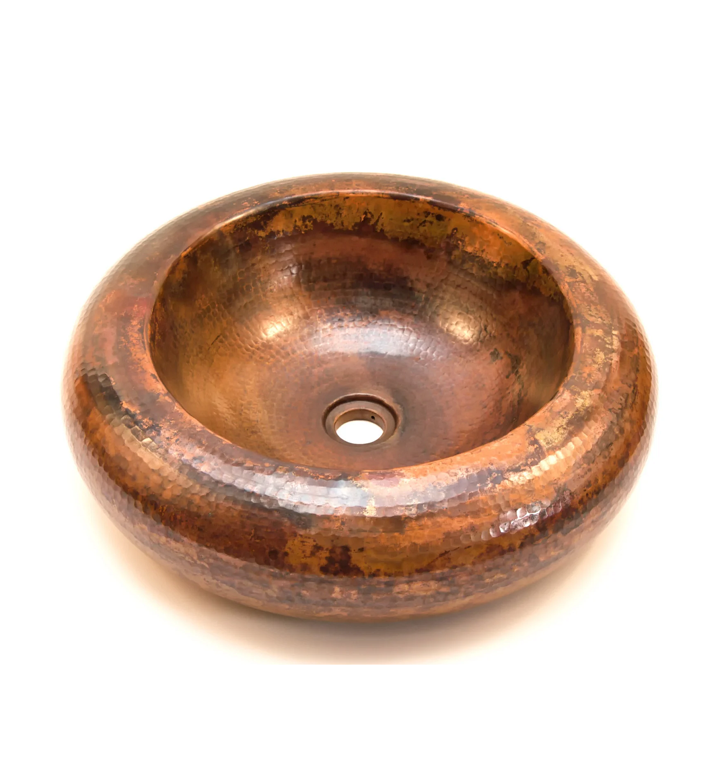 Premium Quality Metal Copper Sink Basin Kitchen Usage Hammered Copper Bathroom Sink Metal Wash Basin for Home Usage