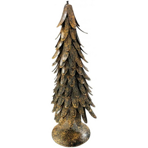 Antique Finished Christmas tree Merry Christmas Golden Finished Home Decor Ornament Popular Design Tree Supplies In Price