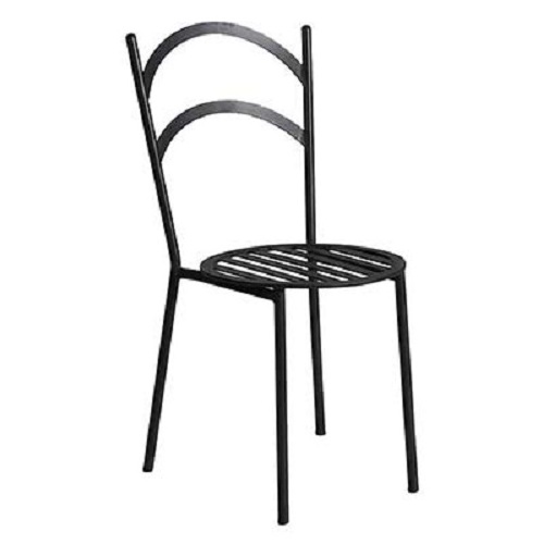 Outdoor Cafe Bistro Steel Iron Industrial Dining chair Modern Frame Design Restaurant hotel metal Stackable Chair