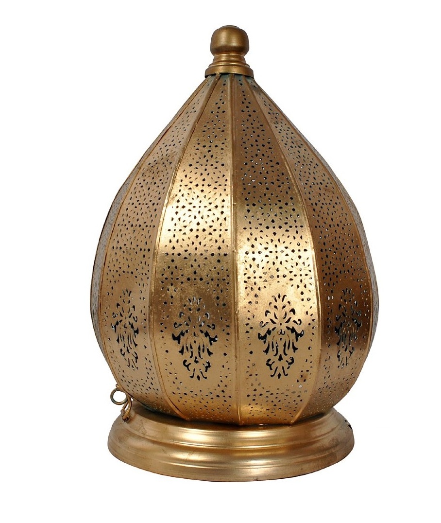 Moroccan Candle Lantern for Decoration Outdoor Hanging Decorative Lanterns Set of 2 Designer Metal Hanging & Table