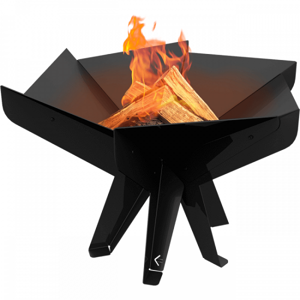 Antique Metal Fire Pit Campfire Ring Large Outdoor Heavy Round Wood Burning Firepit with Fire Poker For Garden Ca