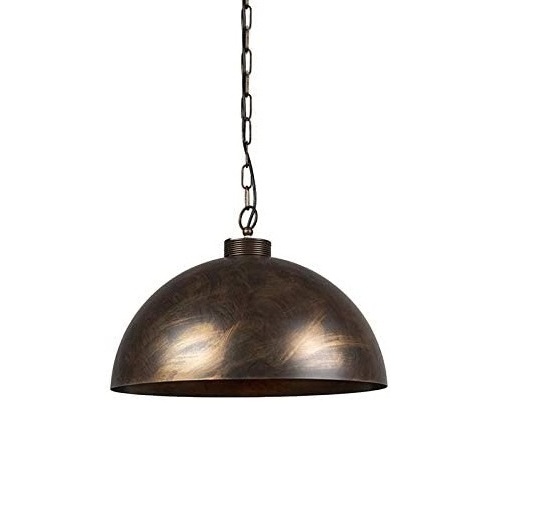 Modern Pendent Lamp American Retro Industrial Farmhouse Attic Pendant Light Antique Bowl-Shaped Hanging Light