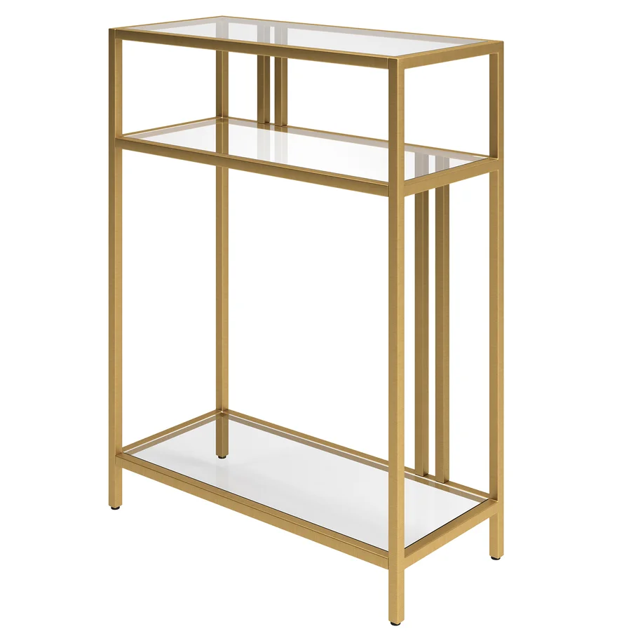 Stainless Steel Gold Color Console Table Unique Design High Quality Console Table for Living Room New Side Console Table