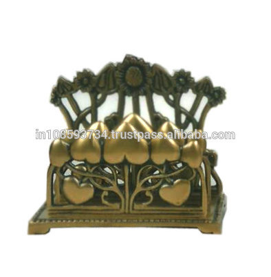 Wholesale Office Table Top Decorative Metal Visiting Card Holder Lowest Price Metal Wall Mounted Mail Envelope Holder