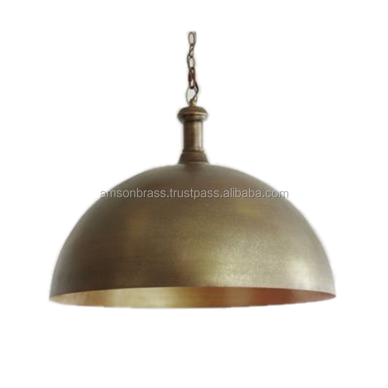 Metal Pure Brass Pendant Shade Indoor Lighting Pendant Lamp Handmade Metal chandelier for Ceiling Hanging Lights Pendant Lamp