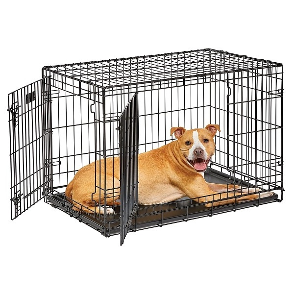 Newest Design Sturdy Durable steel metal large outdoor for  big dog crates with Tary and cages kennels