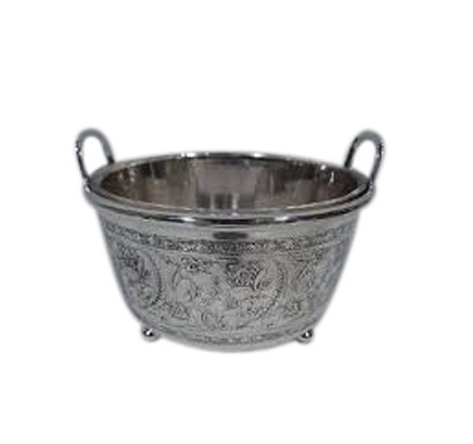 Wine Cooler Metal Solid Iron Oval Shaped Wine Tub Footed Wine Ice Bucket Luxury Ice Bucket