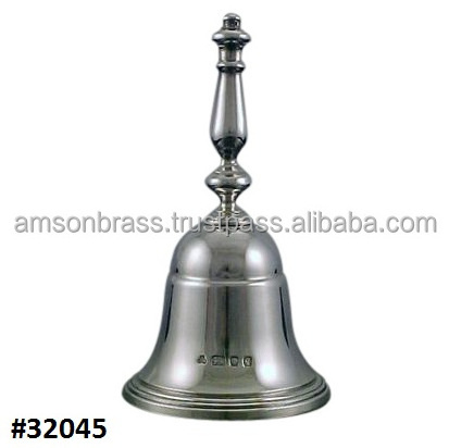 Metal Hand Held Bell For Worship Brass Ship Bell for Home Kitchen and Outdoor Indoor Maritime Brass Ship Bell