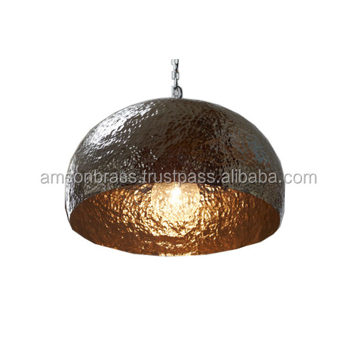 Indoor Lighting Chrome Finished Metal Iron Hanging Pendant light For Home Hotel bar Decoration Pendent Lamp