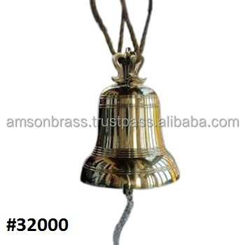 High Grade New Style Church And Temple Bell Brass Mount Ship Church Bell Door Hanging Pub School Wall Boat Bell