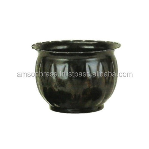 Cactus Plant Decorative Small Planter Pot Antique Finished Flower Pot & Planter Round Shape Outdoor Planter