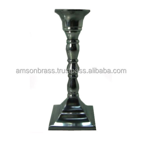 Geometrical Design Metal Aluminium Candle Holder Handmade Pillar Candle Stand Metal Candle Holder Pillar