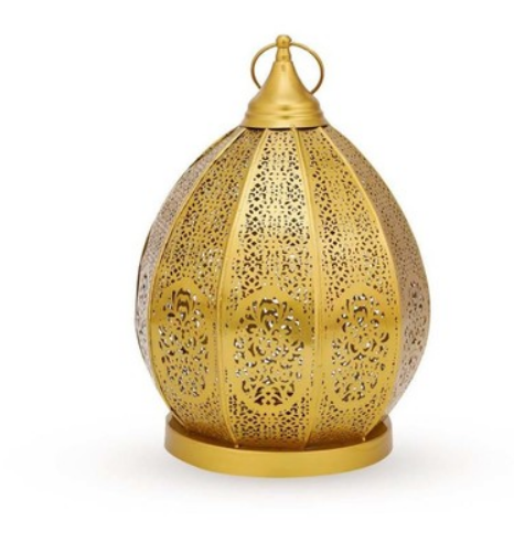 Moroccan Candle Lantern for Decoration Outdoor Hanging Decorative Lanterns Set of 2 Designer Metal Hanging & Table