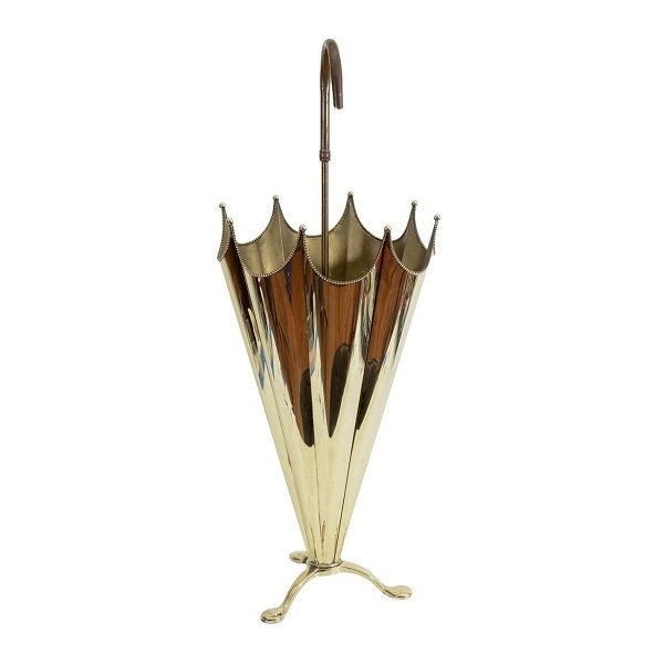 Hammered Metal Brass Umbrella Stand Hammered Luxury Decorative Umbrella Storage Holder