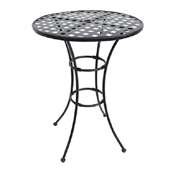 Antique Design Dining Table Laser Cut Aluminium Coffee Table Black Finished Handmade Home Hotel Restaurant Table