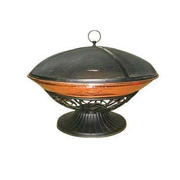 Copper & Iron Fire Pit for Outdoor Garden Parties Metal round Fire Pit cheaply available with Indian manufacturer