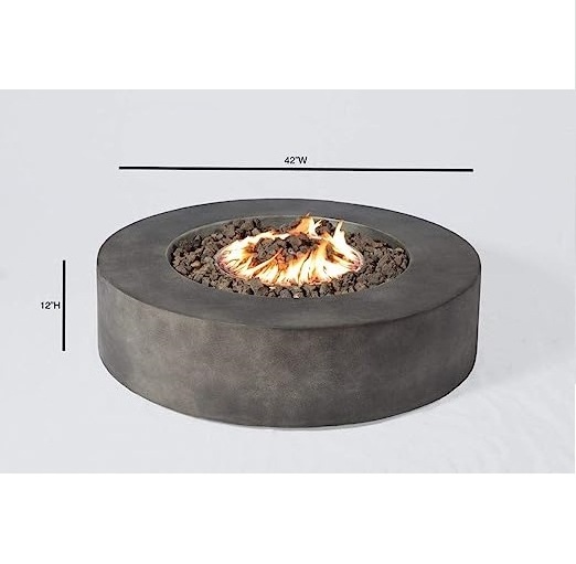 Hot Selling Outdoor Fire Pit Table Metal Round Shape  Firepit Table Backyard Patio Garden Stove Wood Burning Fireplace