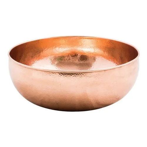 Modern design Copper Gold Oval Sink Bathroom Sink Copper Gold Plated Handmade High Quality Factory Price Wash Basins For Ho