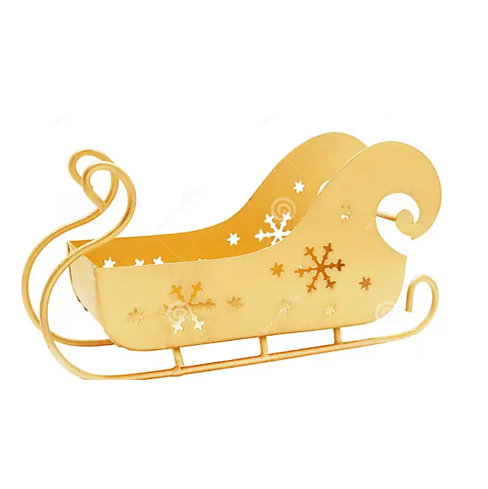 Most Popular 2023 New Christmas Decorations Sleigh Car Desktop Decoration Ornaments Mini Christmas Tree Decorative Products