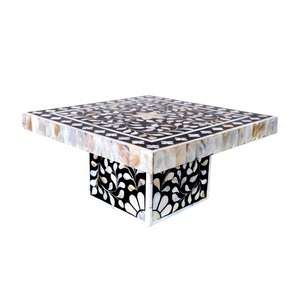 Latest Style Mother of Pearl Chocolate Stands Vintage Cake Plater Chocolate Display MOP Inlay Fruit Stand Pastry Stand