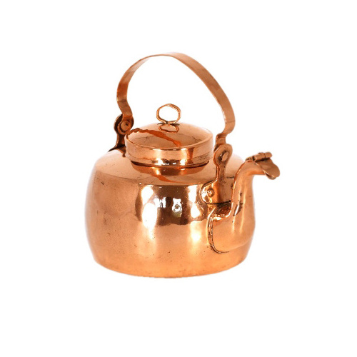 Hot Selling Luxury Metal Pure Copper Tea Kettle Bacterial Free Decorative Tea Kettle Metal Copper Tea kettle