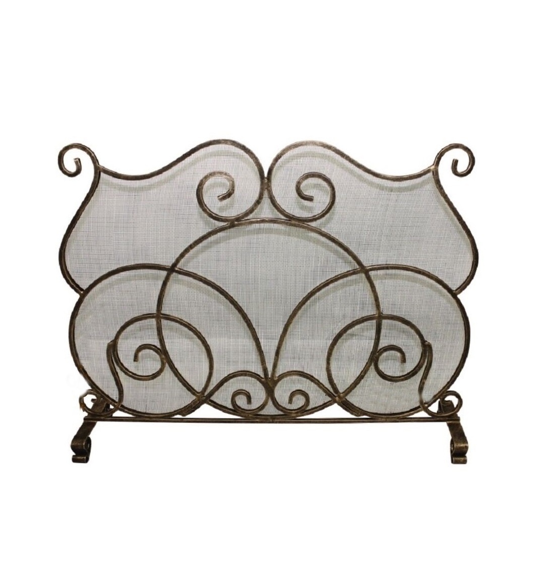 Wood Burning Stove Accessories Wrought European Wrought Iron Fireplace Black Fireproof Wall Fire Fence Fire Place Panels