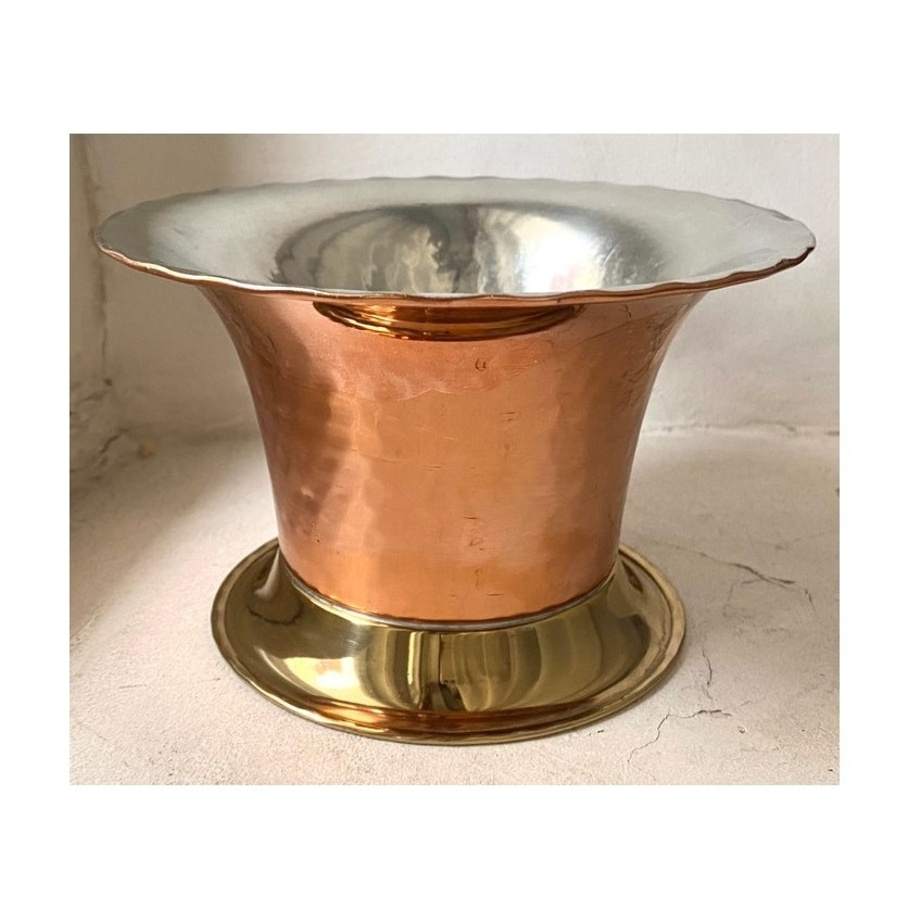 Flower Pot & Planter Metal Pure Copper Garden Decoration Square Shaped Planter For Home & Garden Decorative Item